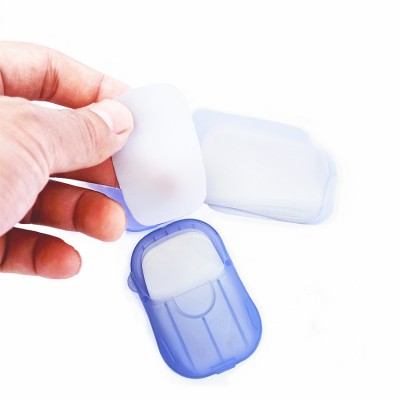 Disposable Boxed hand Soap Paper Disposable Washing Hand Sheets Mini Paper Soap